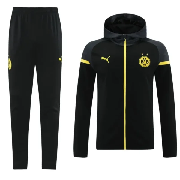 Borussia Dortmund Hoodie Training Kit (Jacket+Pants) 2024-25