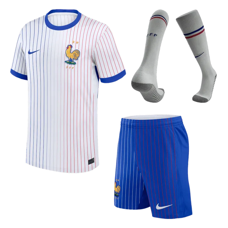 090bf57011 2024 France Away Whole Kit(Jersey+Shorts+Socks) Euro - Image 1