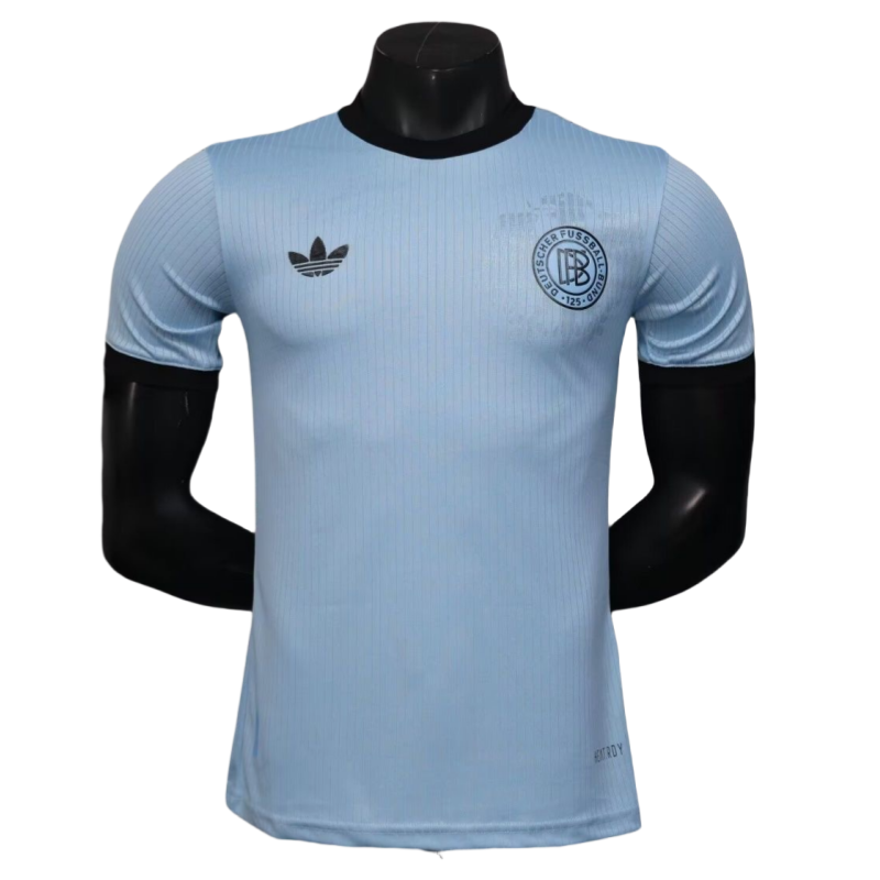 16877eca79 Adidas Germany 125th Anniversary Blue Goalkeeper Shirt Player Version 2025 - Image 1