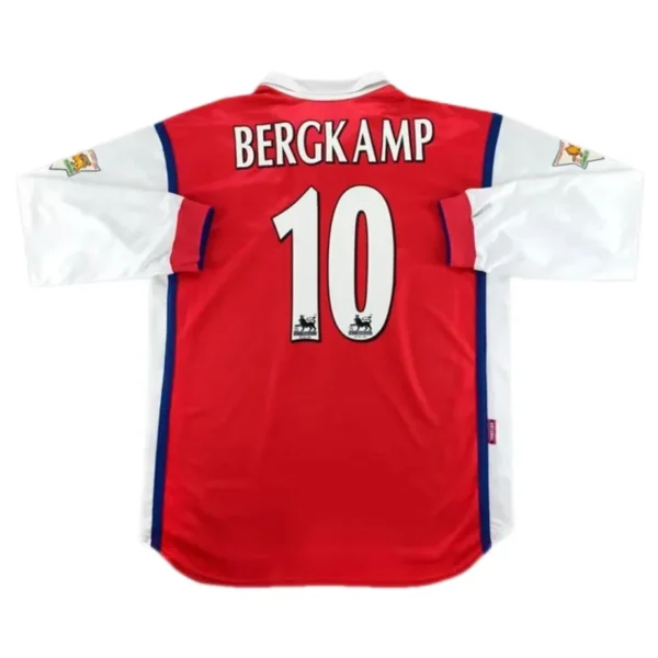 98-99 Arsenal Bergkamp #10 Retro Jersey Long Sleeve