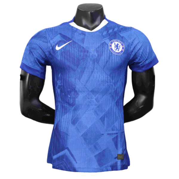 Chelsea Home Shirt Football Jersey Long Sleeve Player Version 25-26