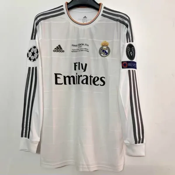 2013/14 Real Madrid Retro Jersey Home Long Sleeve