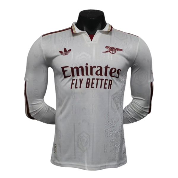 Arsenal Third Away Long Sleeve Football jersey 2025-2026 Player version