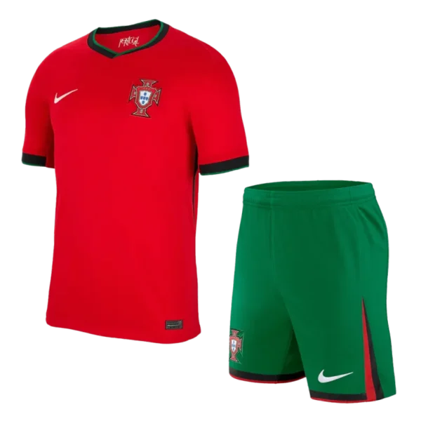 2024 Portugal Home Kit(Jersey+Shorts) Euro