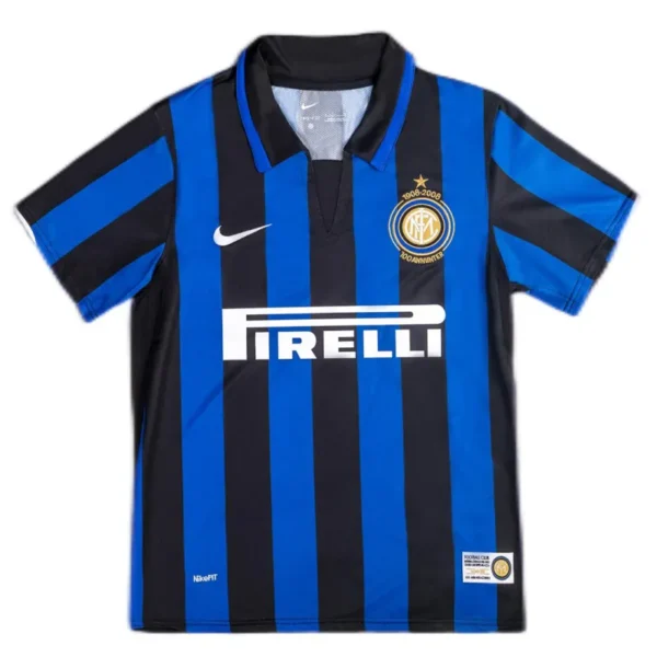 07-08 Inter Milan Retro 100th Anniversary Home Jersey