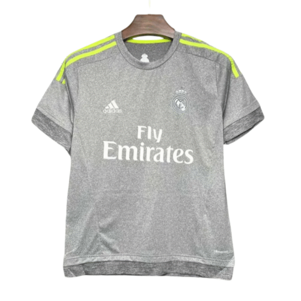 2015-16 Real Madrid Away Retro Jersey Grey