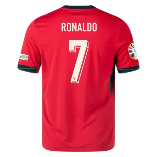 Portugal Home Ronaldo #7 R. Leão #17 Pepe #3 Jersey Euro 2024