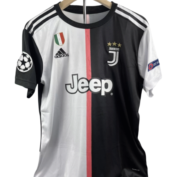 2019-20 Juventus Home Retro Soccer Jersey Adidas Ronaldo #7