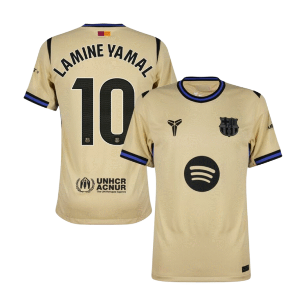 Barcelona Away football Jersey 2025-26  Fan version