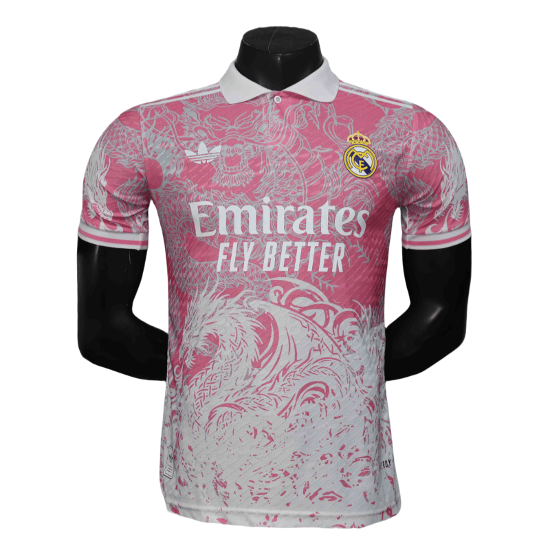 d4be81c2 25-26 Real Madrid Pink Dragon Player Special Edition Football Shirt - Image 1