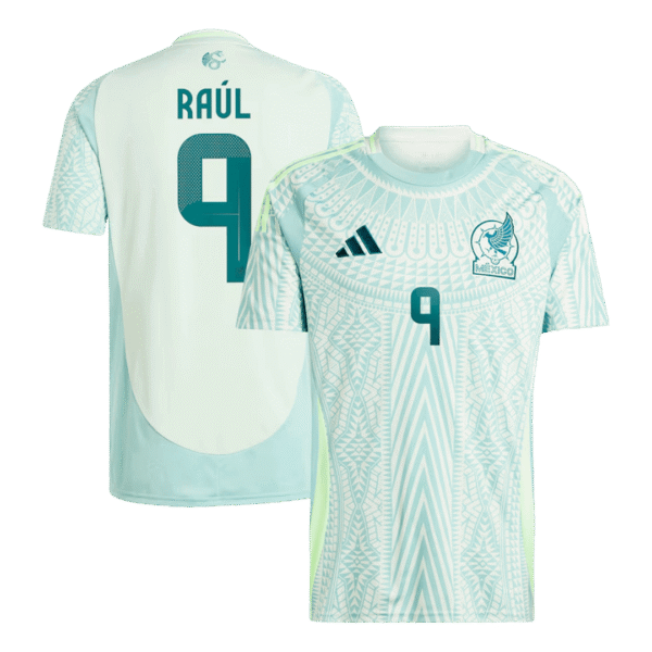 RAÚL #9 Mexico Adidas Soccer Jersey Away Custom Shirt 2024