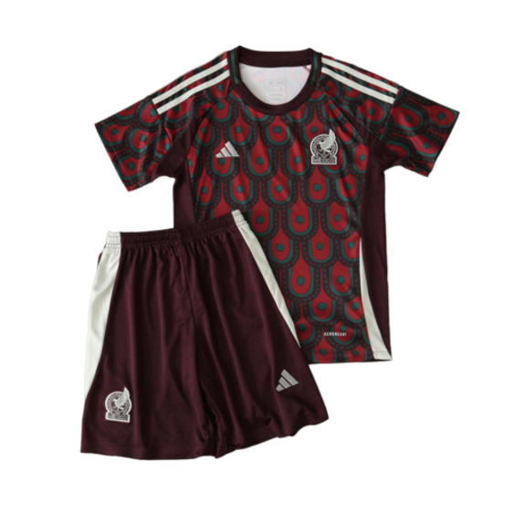 Kids Adidas Mexico Copa América Home Soccer Kits 2024