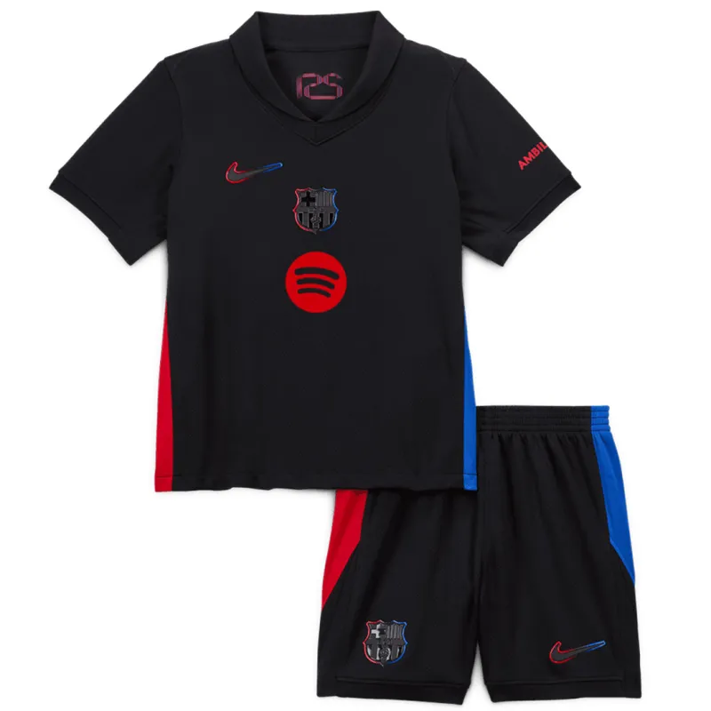 f9eaf2aff2 24-25 Barcelona Away Soccer Kids Jersey+Shorts - Image 1